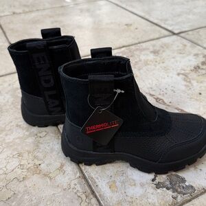 Lands' End Black Kids Boots